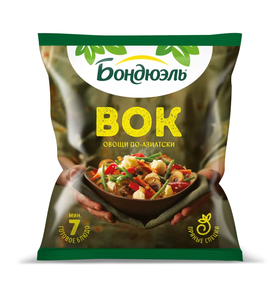 Tərəvəzlər Bonduelle Asiyasayağı vok, dondurulmuş qarışıq, 400 q