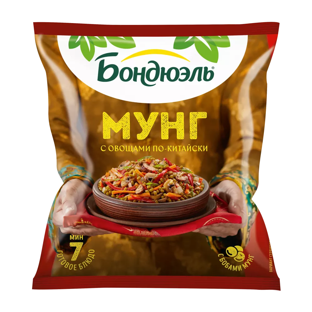 Tərəvəzlər Bonduelle Çinsayağı munq, dondurulmuş qarışıq, 400 q