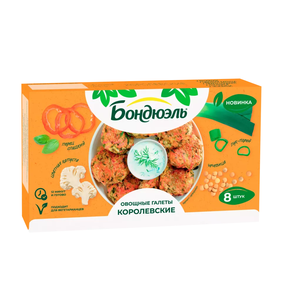 Qaletlər tərəvəzli Bonduelle Kralsayağı, 300 q