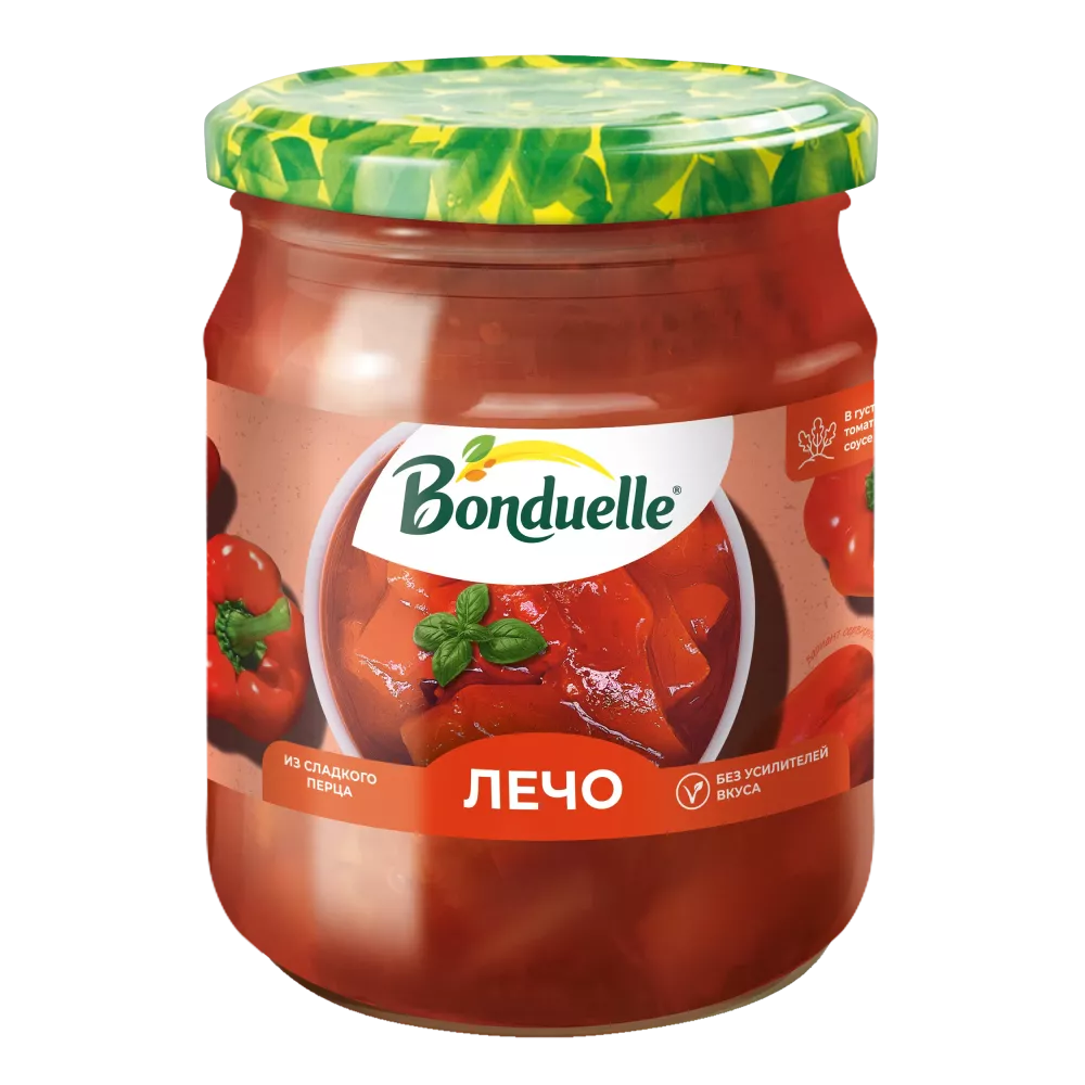 Leço Bonduelle, tomatlı sousda bibər, 520 q