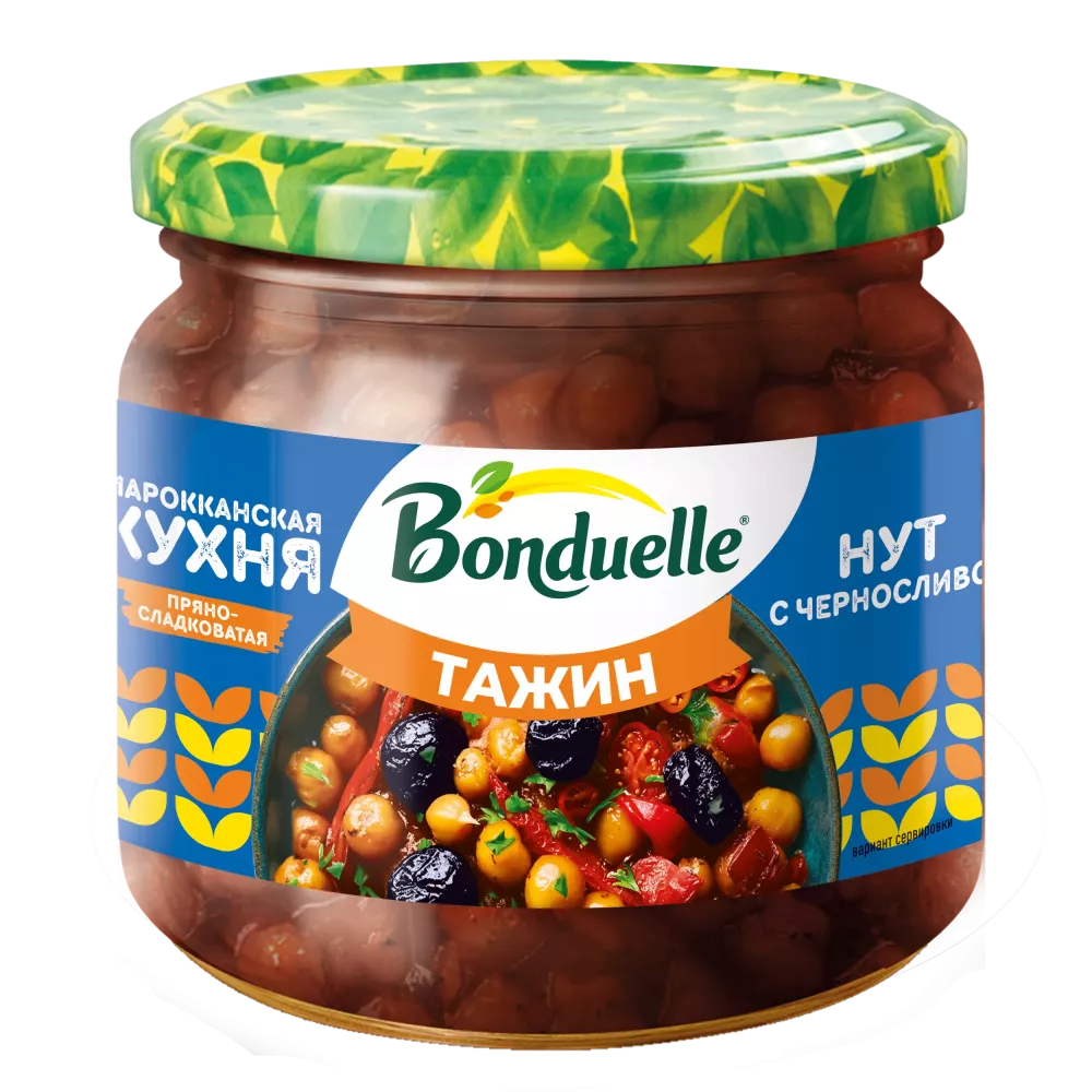 Noxud sousda qara gavalı ilə “Tajin” 350 ml