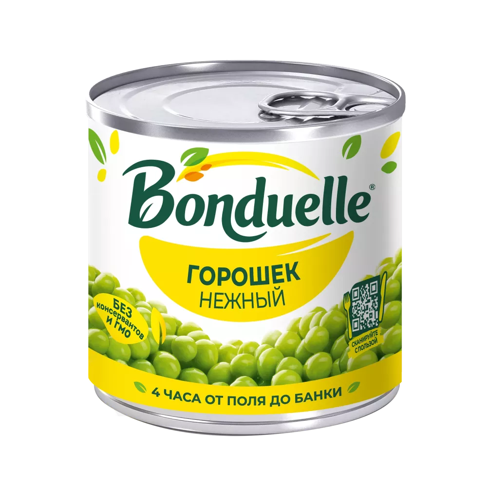Noxud konservləşdirilmiş Bonduelle, zərif, 200 q
