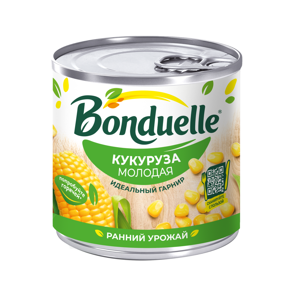 Кукуруза консервированная Bonduelle, молодая, 170 г