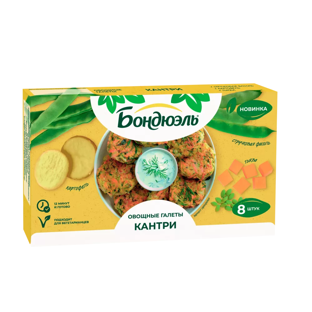 Qaletlər tərəvəzli Bonduelle Kantri, 300 q