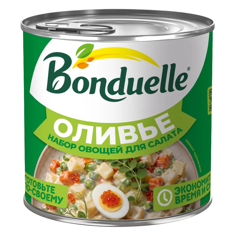 Olivye salatı üçün tərəvəz dəsti 425 ml