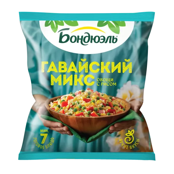 Havaysayağı qarışıq Bonduelle, dondurulmuş, 400 q
