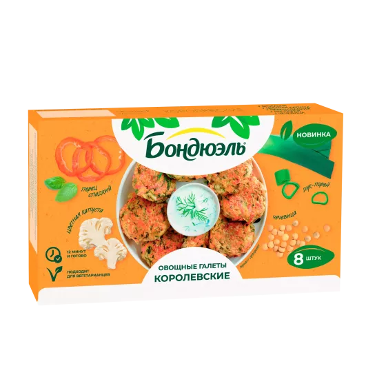 Qaletlər tərəvəzli Bonduelle Kralsayağı, 300 q
