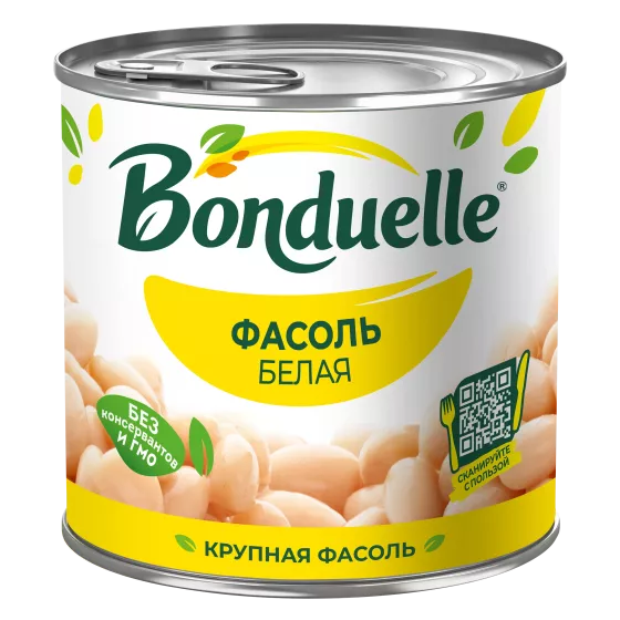 Lobya konservləşdirilmiş Bonduelle, ağ, 400 q