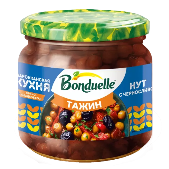 Noxud sousda qara gavalı ilə “Tajin” 350 ml