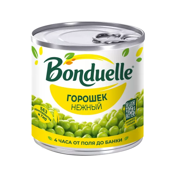 Noxud konservləşdirilmiş Bonduelle, zərif, 200 q