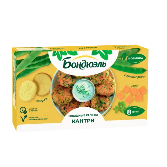 Qaletlər tərəvəzli Bonduelle Kantri, 300 q