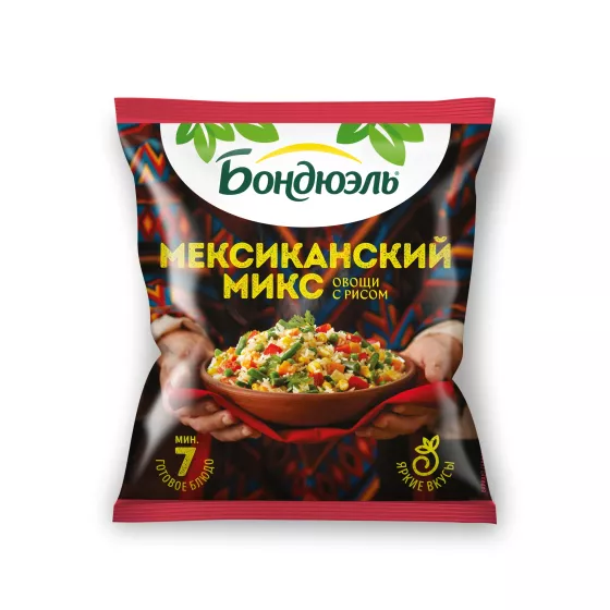 Meksikasayağı qarışıq Bonduelle, dondurulmuş, 400 q