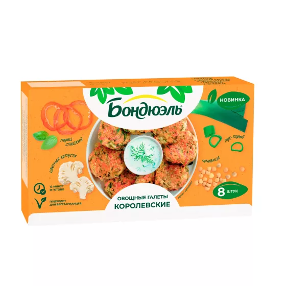Qaletlər tərəvəzli Bonduelle Kralsayağı, 300 q