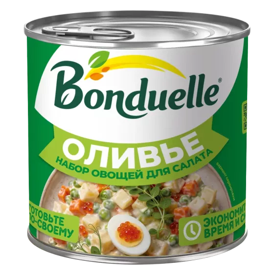 Olivye salatı üçün tərəvəz dəsti 425 ml